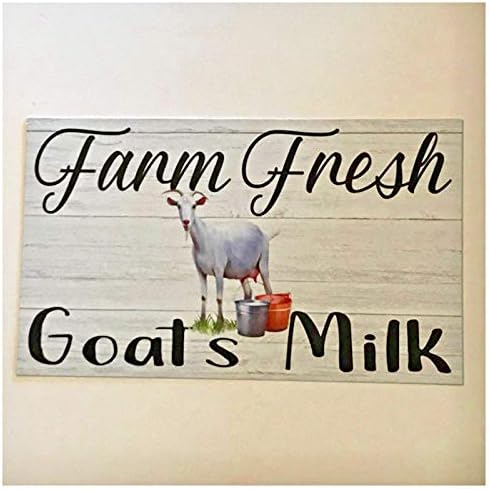 Ningfei Metal znak Metal Sigl Cots Farm Fresh mleko Zidne plakete Iron Slikarstvo 8x12 inča
