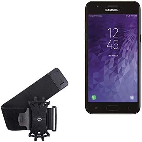 Holster za Samsung Galaxy J3 orbit - Activestretch Sport Armband, podesiva traka za vježbanje i trčanje za Samsung Galaxy J3 orbit - Jet Black