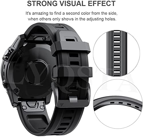 MURVE silikonska traka za brzo oslobađanje za Garmin Instinct 2 Fenix 7 7x 6 6x Pro 5x Smartwatch 26