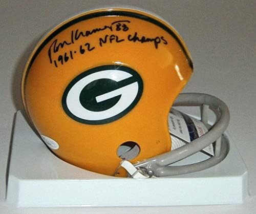 Pakeri Ron Kramer potpisan mini šlem sa 1961-62 šampioni JSA COA NFL šlemovi sa autogramom sa
