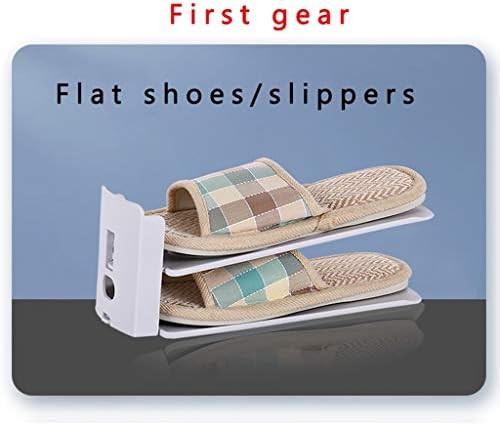 LKH Grey Organizator cipela, utora za cipele Space Saver, 3-stepeni podesivi otvori za cipele, Pogorki obuće - 6-pakovanje