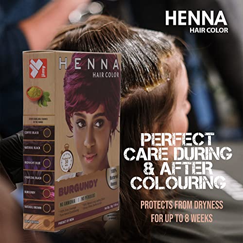 HENNA boja kose 30 minuta obogaćena Polutrajnim biljem prah-oštre hemikalije bez hemikalija za muškarce i žene