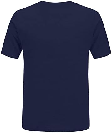 HDZWW Okrugli izrez Club Mekani bluza Gents Light Poliester Comfy 3D bluza Skraće kratki rukav Spring majica