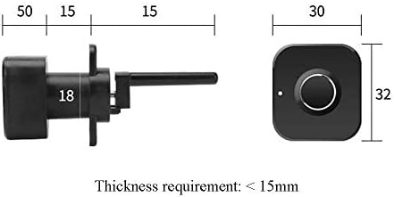 Zhyh punjiva USB pametna ladica za zaštitu otiska prsta MINI Električna brava za ormar za ormar za ormar