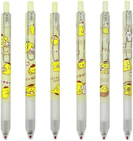 Anime olovke 6pcs crne olovke s bočnim olovkama za pisanje olovke nazad u školsku pribor ...