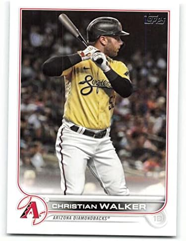 2022 TOPPS 75 Christian Walker Arizona Diamondbacks Series 1 MLB bejzbol trgovačka kartica