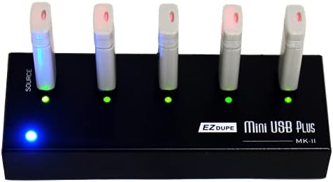 EZ DUPE [nova verzija ažuriranja] 1 do 4 Mini USB Plus MK II Duplikator - samostalni prijenosni USB Flash Media pogon za palac kompaktan kopirni uređaj