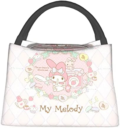 ORPJXIO torba za ručak Kuromi Anime My Melody višekratna kutija za ručak prenosiva izolovana torba