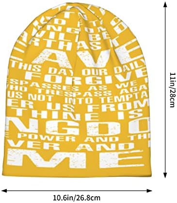 Ostvarite poklone za žene, žuti ljetni beanie ženski pleteni šešir Gospodari molitveni vjerski momci Kristijan