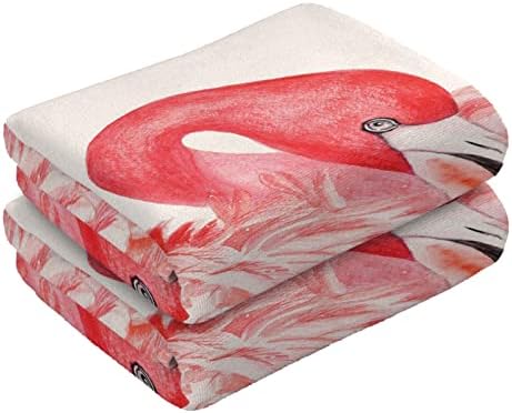 Bassyil Flamingo Palm napušta ručnike za ručnik za ručnik za ručnik za ručnik za upijaju za kupatilo teretane YOGA 2 paket