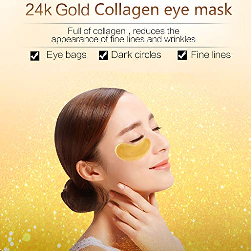 Njega kože Košta Zlatni prah Oko Oko Kolagen vlaži unutarnje i vanjske uniseks lične maske za žene