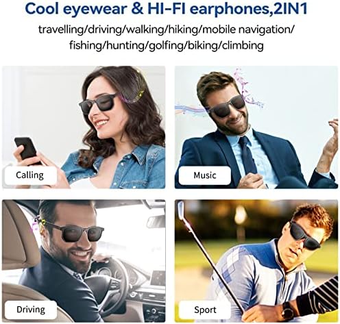 #53ivg9 pametne naočare Bluetooth naočare za sunce Audio naočare za sunce elektronske muzičke naočare ugrađene u Mic