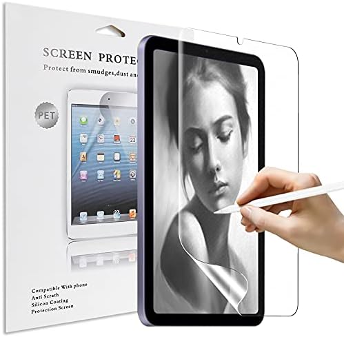 Orzero kompatibilan za iPad Mini 6 8,3 inča 2021 TPU papirna zaštita za ekran, mat Meki kućni ljubimac