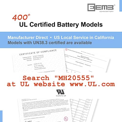 EEMB ER18505 nerečaljica litijumske baterije LI-SCL₂ 4100mAh visoki kapacitet ul certificirani