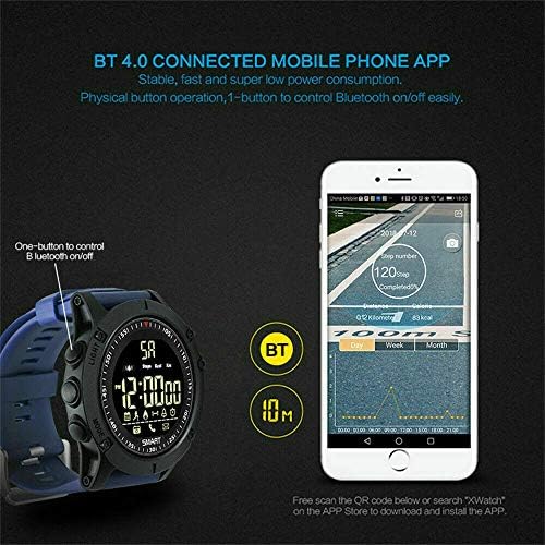 Novi profesionalni sport Smart Watch muškarci IP68 vodootporan 1,24 inčni zaslon Smartwatch za Android iOS