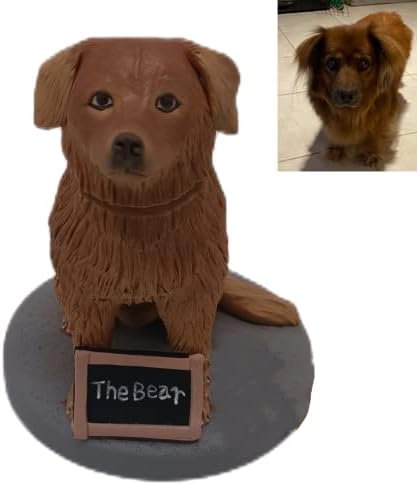 34 5 prilagođena pseća/mačka / životinjska Bobblehead za Memorijalne poklone za kućne ljubimce, Bobblehead po mjeri za ljubitelje kućnih ljubimaca …