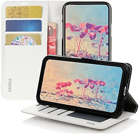 STENES Bling Wallet futrola za telefon kompatibilna sa futrolom LG K52 6.6 inch 2020-moderna-3d ručno rađena magnetna torbica za novčanik Pretty Night Owl Butterfly kožna navlaka - Bijela