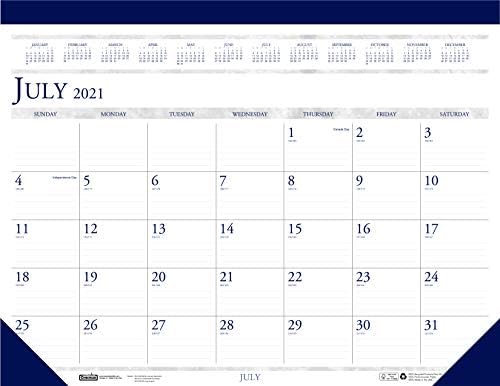 Kuća na doolittle 2022-2023 Mesečni kalendar pad desk, akademski, klasični, 18,5 x 13 inča, jul - avgust