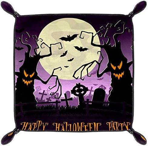 Lyetny Halloween Noć zastrašujuće šišmiši i grobovi Organizator pladanj za skladištenje kreveta