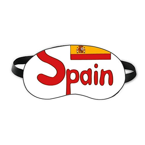 Španija Nacionalna zastava Crveni uzorak Sleep Shield Shield Soft Night Poklopac za sječenje