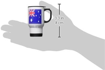 3Droza australijska zastava od nehrđajućeg čelika putna krigla, 14 unca