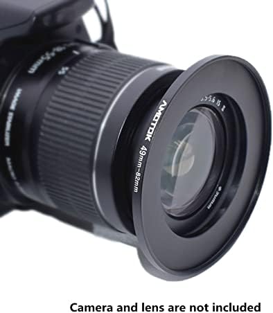 Objektiv od 49 mm do 82 mm adapter za objektiv kamere, 49 mm do 82 mm Filtrirajući prsten od koraka, kompatibilan