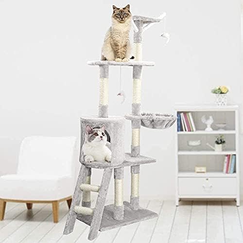 Haieshop Cat Tree Condo Stub Za Grebanje Cat Tower Cat Tree Platforma Za Skakanje Jedne Mačke Tongtianzhu Cat Toy Supplies Cat Penjački Okvir Velika Vila Za Mačke 714