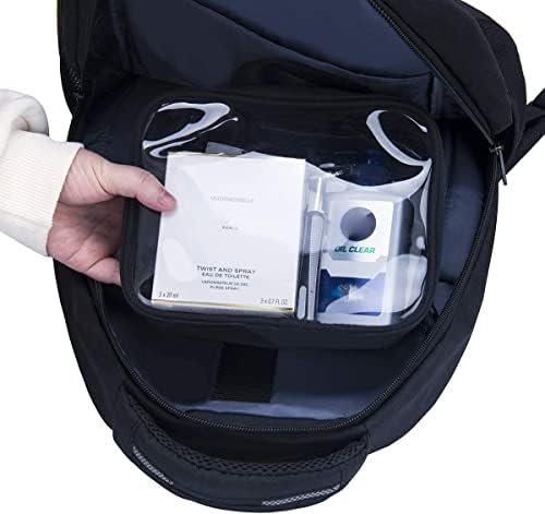 Anrui čiste vrećice za žene za žene, TSA odobrena toaletna vrećica s kaišom za ručice, čiste toaletne