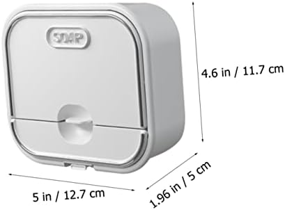 Cabilock 3pcs Beli besplatni izbušeni toaletni držač za odvod bar kuka za pucanje plastičnog probojka montirana za tuš ukidajuća futrola za kuhinjsko posuđe