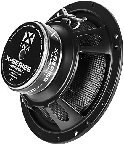 NVX XSP65Kit, 600W Peak 6,5 serije X-Wain komponentni zvučnik sa konusima od karbonskih vlakana i 25 mm svilenim viljuškarima