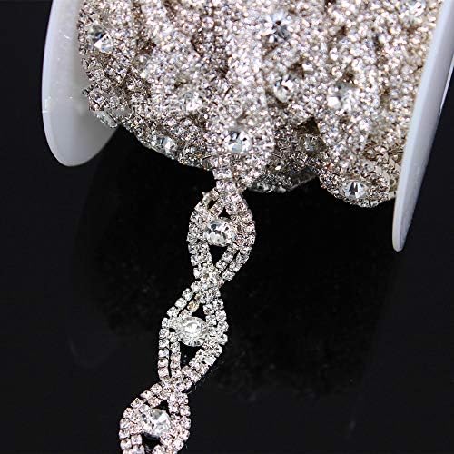 Kristalno metalna lanac s nijansom za vjenčane pojaseve za vjenčanje pojaseva mladenke za kosu