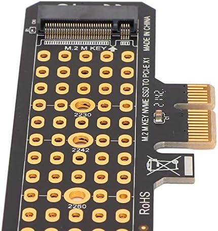 NVME M.2 na PCIe X1 Riser karticu, PCIe sučelja, aluminijski dizajn prijenosa toplote, 2230 SSD nosača,