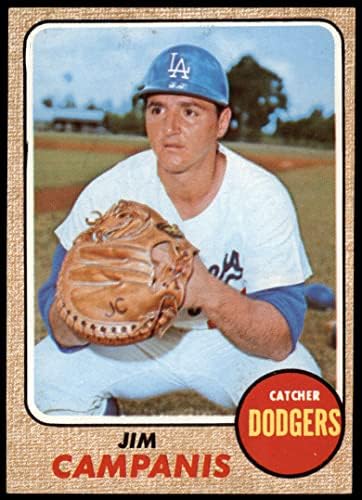 1968 TOPPS # 281 Jim Campanis Los Angeles Dodgers Ex Dodgers