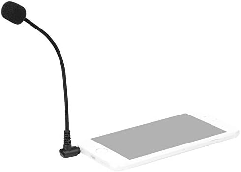 MOVO SPM100 Fleksibilni Gooseneck TRRS 3,5 mm Omniditercyclalni mikrofon - Kompatibilan sa iPhone, Android pametnim telefonima, tabletima i prijenosnim računalima sa 3,5 mm Mic ulaz ulaz