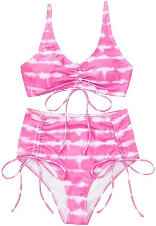 Split Tie-Dye bikini temperamentni nakloni seksi kupaći kostimi za kupaće kostime kupališta plivaju