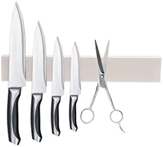 Držač magnetnog noža za zid 12 inča, magnetna traka za nož, držač magnetnog noža od nerđajućeg čelika stalak za držač kuhinjskog noža, držač kuhinjskog posuđa