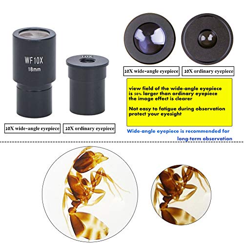 DM-WF001 10x Widefield okular, mikroskop okular sočivo,23,2 mm sočivo za složene biološke mikroskope,