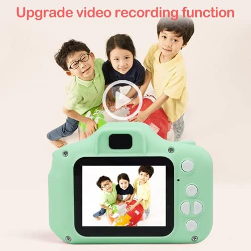 Fotografije za djecu Digitalni fotoaparat Prijenosni fotoaparat pogodan 3 godine 4 5 6 7 8 9 10Searold Boy sadrži 32G čitač memorijske kartice Lanyard Pink