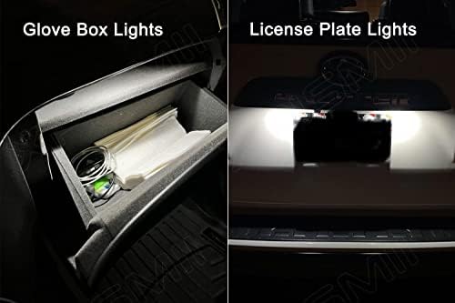 Xpismii 11 komad 6000K bijeli 4Runner LED komplet za unutrašnje svjetlo zamjena paketa za Toyota