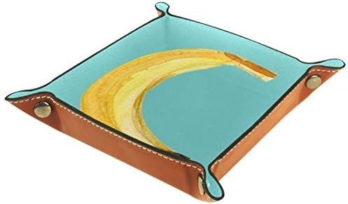 Sketch banana Kutija za odlaganje bombona Sundries Tray Desktop Organizator za pohranu Pogodno za putovanja, 16x16cm