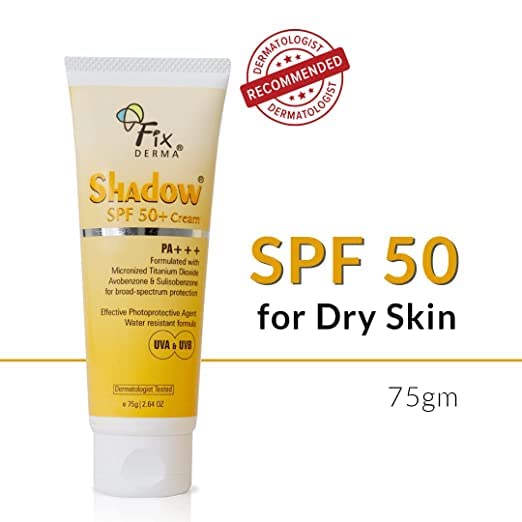 Paal Shadow krema za sunčanje SPF 50+ krema za suhu kožu, nudi pa+++ zaštitu, UV zaštitu širokog spektra, pruža hidratantnu kremu, vodootpornu i nemasnu, 75gm