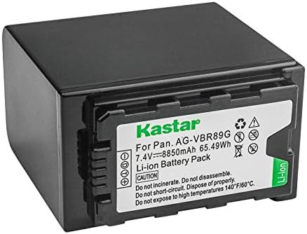 Kastar 4-pack AG-Vbr88G Zamjena baterije i zidne punjača za Panasonic HC-X2 4K kamkorder, Panasonic HC-X20 4K mobilna kamkorder