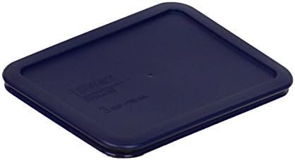 Pyrex 7210-kom plavi plastični poklopac za čuvanje hrane sa 3 šolje, proizveden u SAD-4 Pakovanje