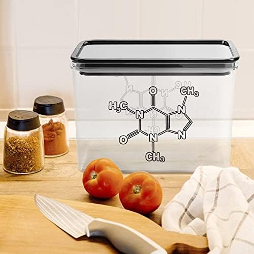 Kofein Molecule Gamer Nerd Geek Science Storage Box Plastic food Organizer Kontejnerski kanisteri sa
