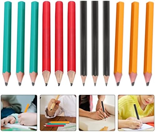 Toyvian 60pcs Dječji pisanje olovke Male kratke olovke plastične olovke obojene olovke za farbanje za mališane školske djece studentski pokloni