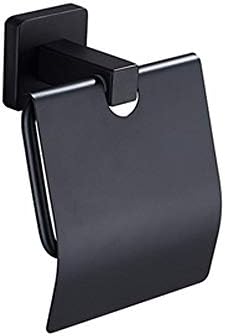 Xbwei Crni crni zidni zidni toaletni držač za papir Kupatilo Držači papira od nehrđajućeg čelika