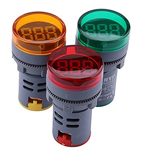 INFRI LED displej Digitalni mini voltmetar AC 80-500V naponski mjerač mjerača za ispitivanje volt Volt