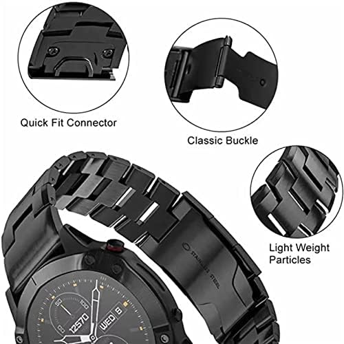 CGKE TITANIUM Legura satovi 22mm za Garmin Quickfit Watch Band