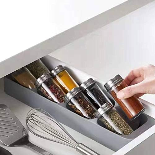 WBTY ladice za zalijevanje Spice boca kutija za pohranu 8 rešetka Organizator Držač HoseHould Kuhinjski materijal