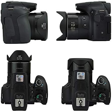 JJC reverzibilni sočivo zamijenilo zasjektore za monzor za Canon PowerShot SX70 HS i SX60 HS kamera zamjenjuje Canon LH-DC90